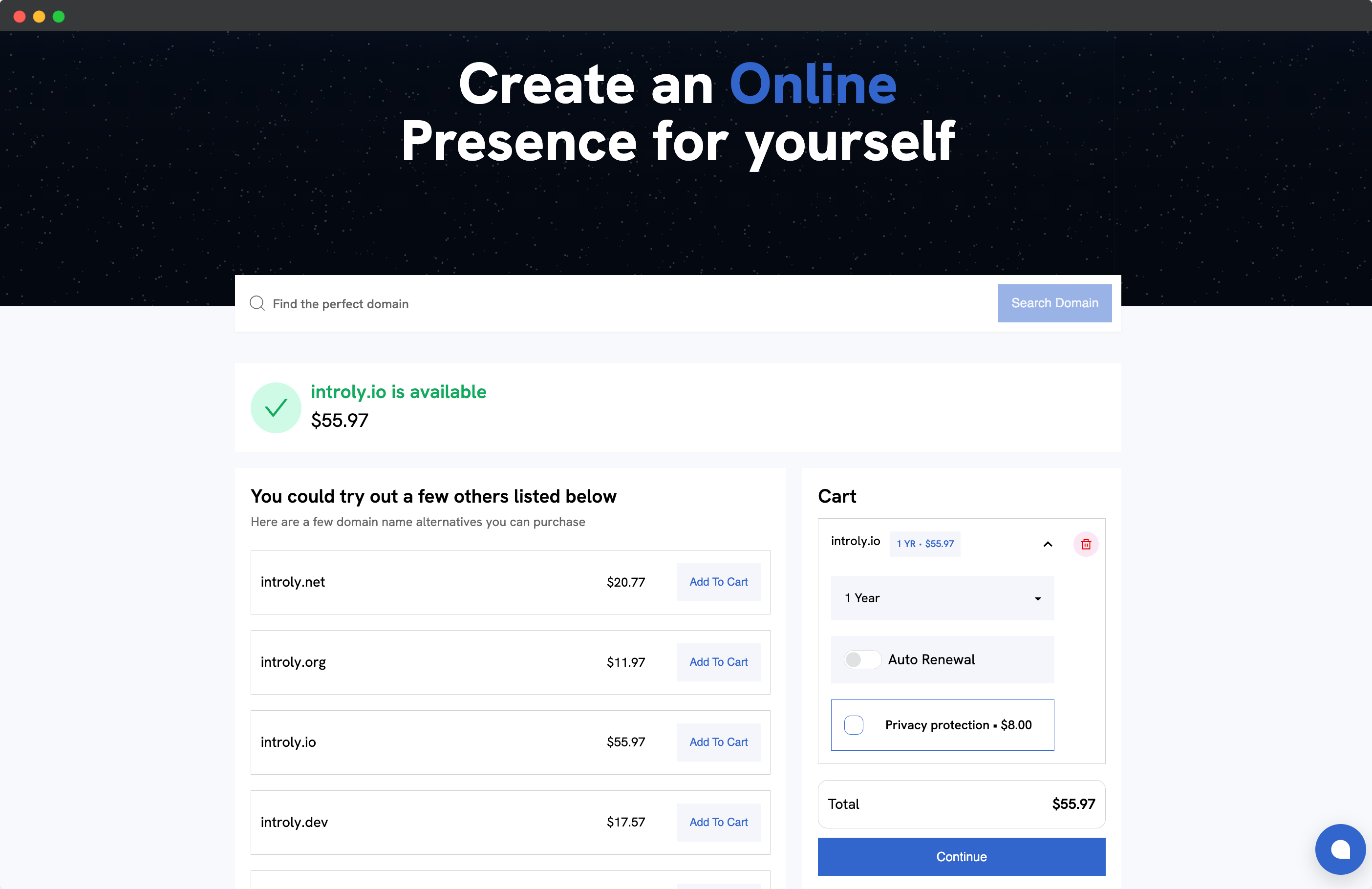 Task discussions interface